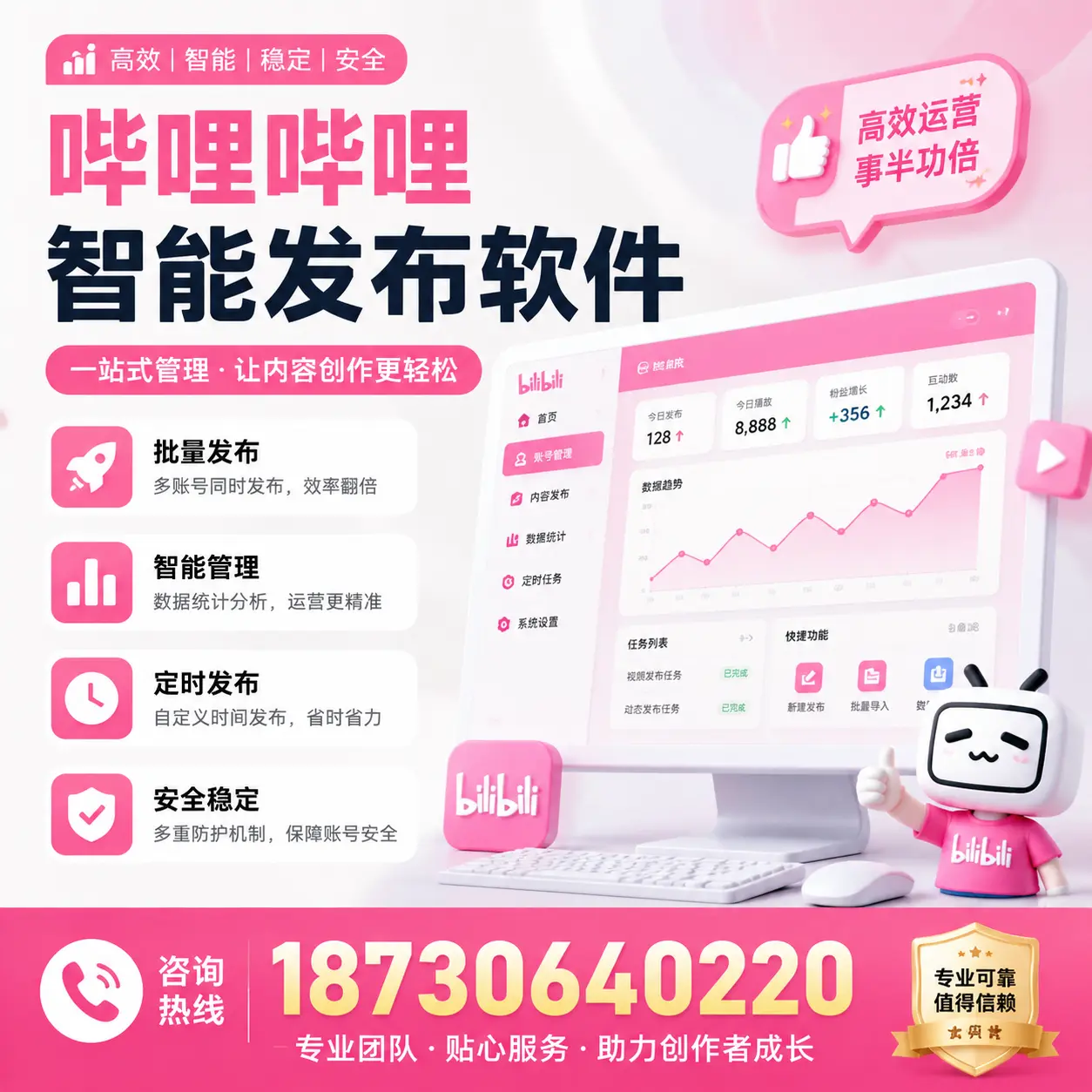如何评估哔哩哔哩智能发布软件的ROI？保定 企业必读